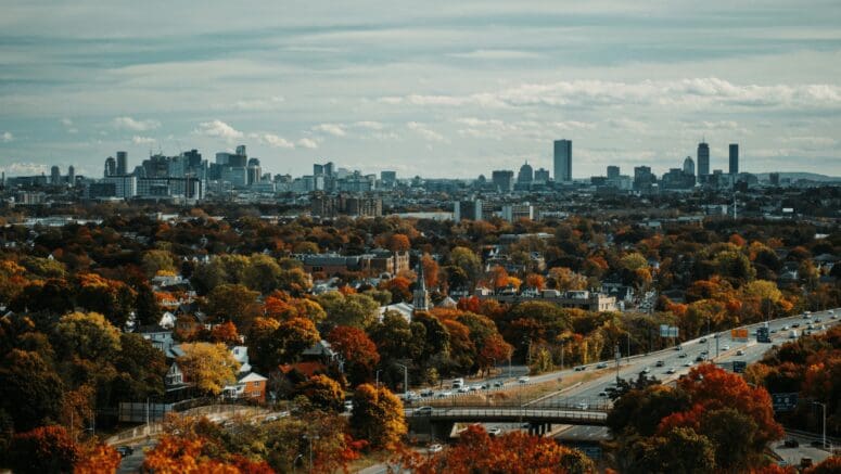 a scenic view of Boston where home owners may be interested in the services of a we buy houses company