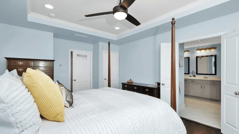 A bedroom in Charlotte to represent the cost of living in Charlotte NC