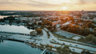 Aerial view of Wisconsin that represent We Buy houses for cash companies