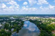 Aerial view of Illinois, where transfer tax will be paid by home sellers