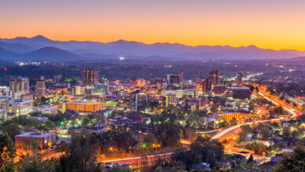 A view in Asheville, where home sellers can sell their house to a we buy houses company