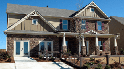 A home located in Fayetteville, NC, where homeowners have the option to sell their home to a we buy houses company