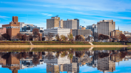 A view of Harrisburg, where home sellers can work with a cash home buyer to sell their house