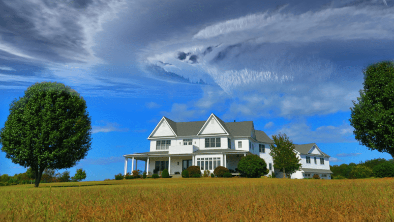 An image of a house that the owner would like to check the cost to rebuild