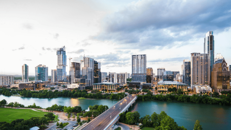 Austin, where houses can be purchased by investors through hard money lenders in Austin