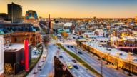 Skyline image of Baltimore, where home sellers can learn more about home values before selling their Baltimore home