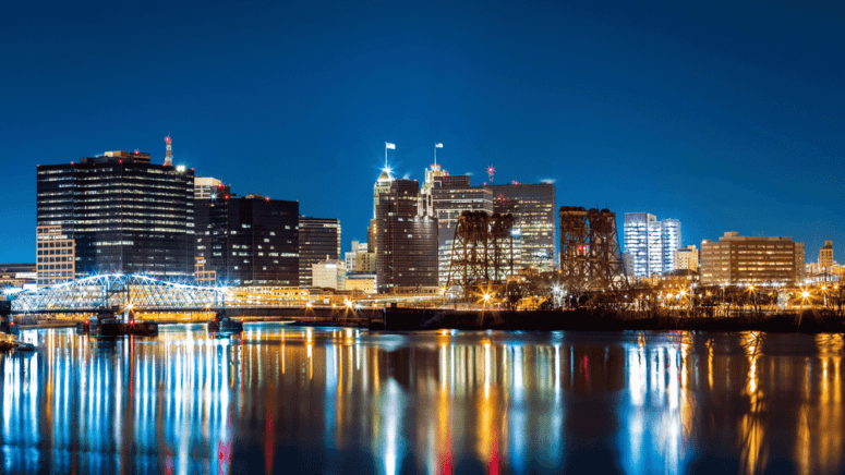 An image of the New Jersey skyline, where real estate investors can work with a hard money lender to fund their real estate project