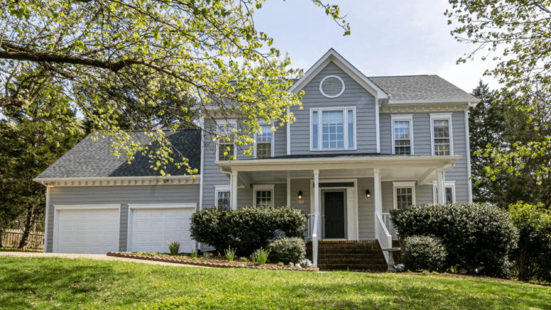 An image of a house that is sold for cash and then reported to the IRS to meet tax requirements.