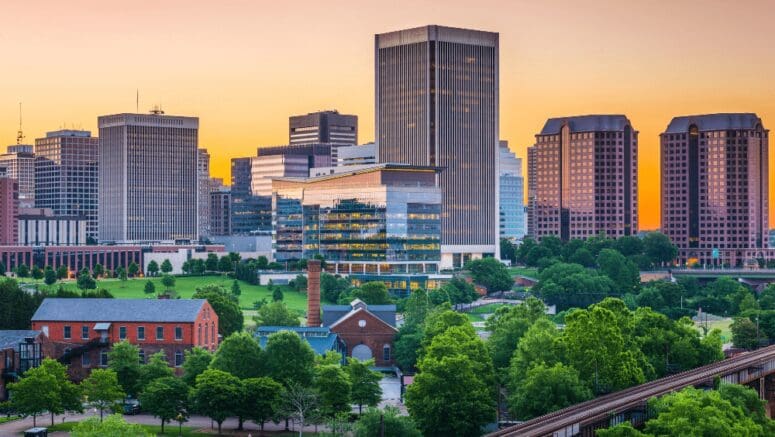 Richmond VA, where investors can work with a hard money lender for their real estate project