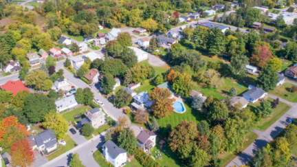 A neighborhood where a home might appraise for selling price.