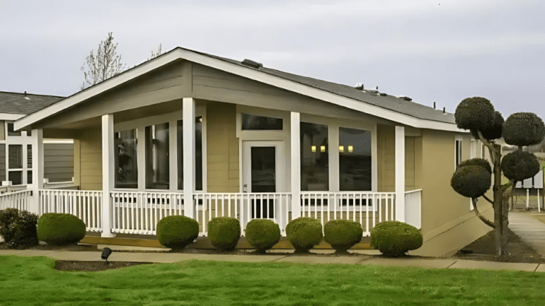 A modular home for sale