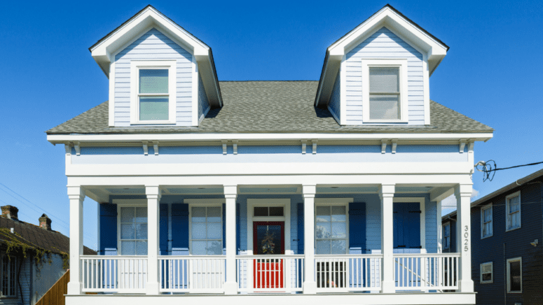 An image of a house in New Orleans, where home buyers can use the services of a hard money lender for their home buying needs