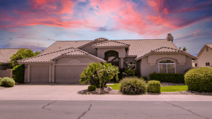 An image of an Phoenix, AZ house that illustrates home values