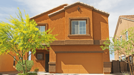 An image of a Tucson, AZ house that illustrates home values