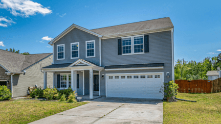 A house that has been purchased with a closing cost in Virginia