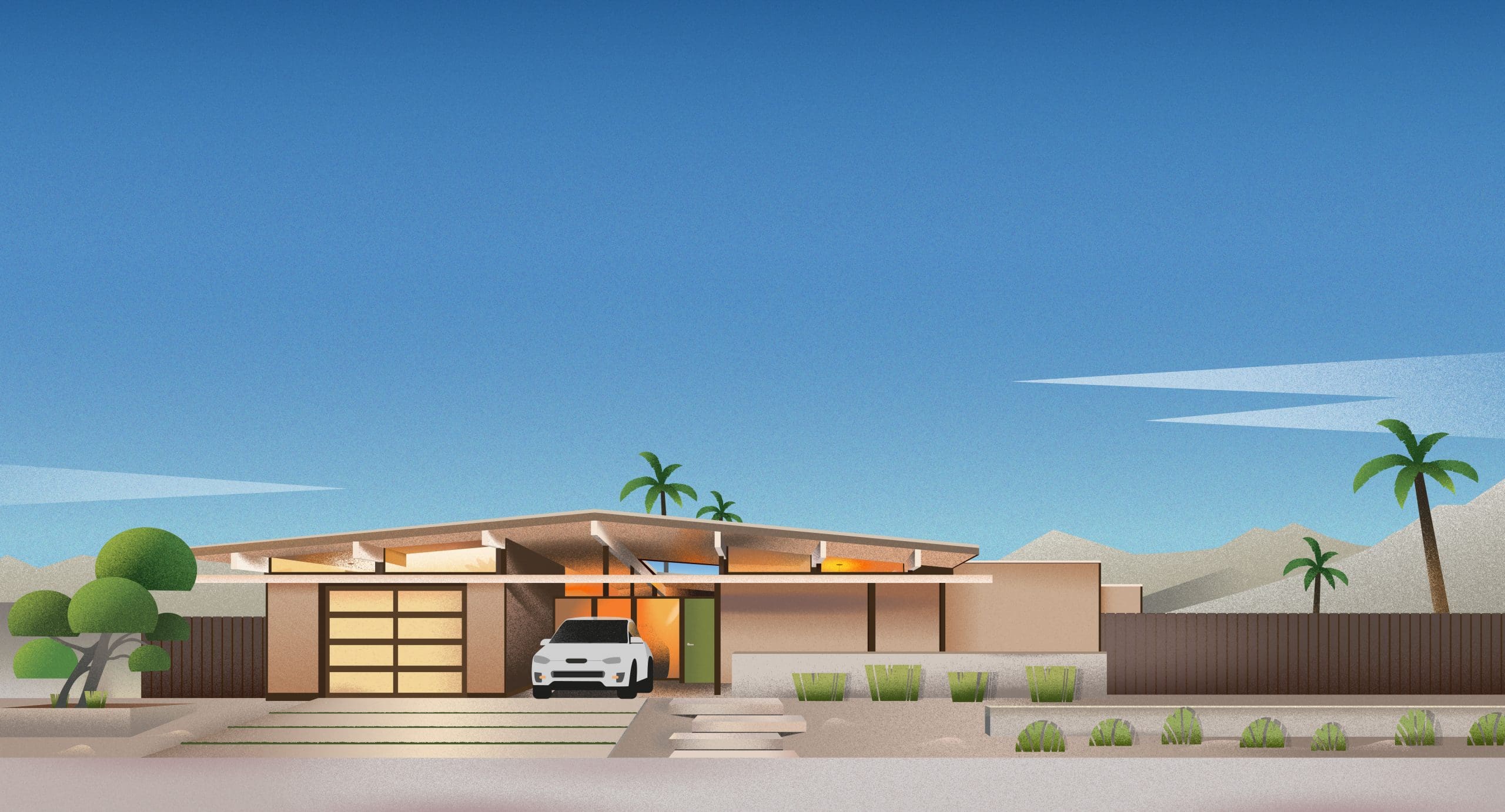 illustration of a single family home