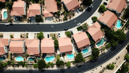 Aerial image of Glendale, which can represent selling a house fast in Glendale