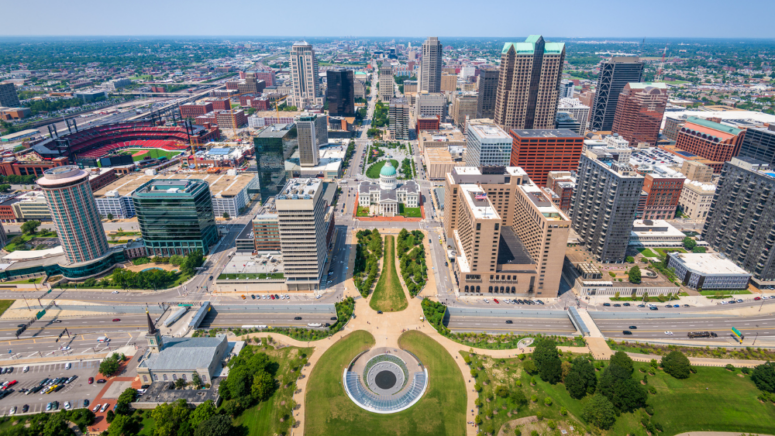 A view of St. Louis, where homeowners may want to sell their house fast