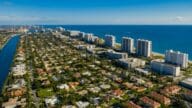 Aerial view of Deerfield Beach, FL that represents how to sell a house fast