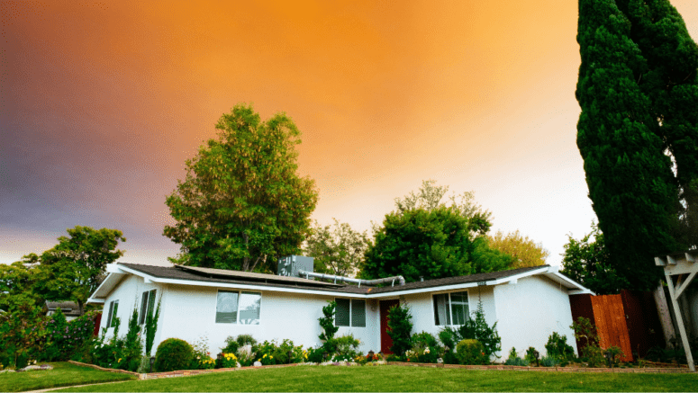 An image of a house in Lawton where home sellers can work with a we buy houses company