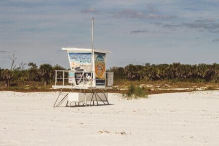 A beach in St. Petersburg that represents how to sell a house fast