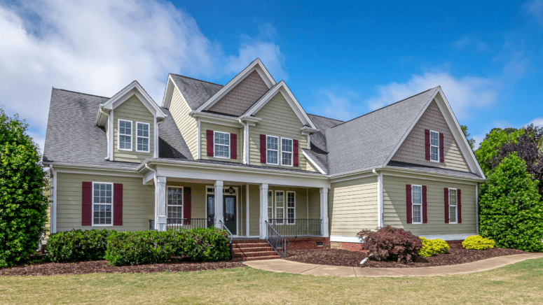 An image of an inherited house in North Carolina that is up for sale.