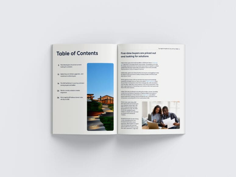 Top Agent Insights for End of Year 2024 open booklet