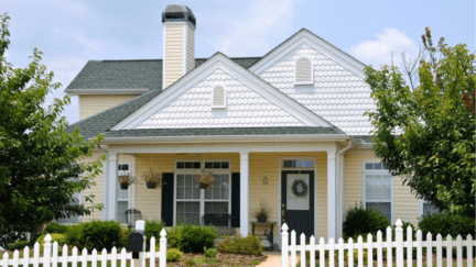 An image of a house in probate, which a successor in interest can sell