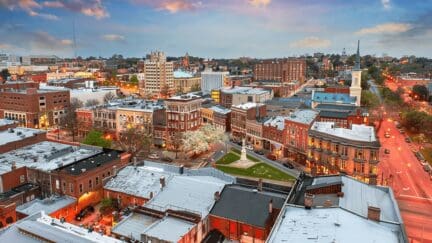 A view of Macon, GA where you can sell a house to a cash home buyer