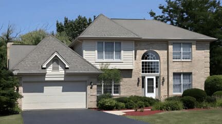 An image of a house in Atlanta, which can be sold with the help of an estate sale company