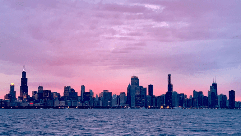 A view of Chicago to represent transfer tax in Cook County