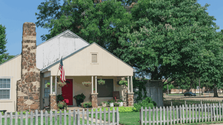A house in Tennessee, where home sellers can choose to sell for cash