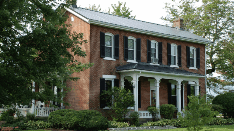 A photo of a house an owner is selling as is in Washington, D.C.