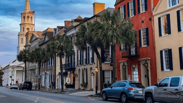 A neighborhood in Mount Pleasant, where home sellers can work with a we buy houses company to sell fast