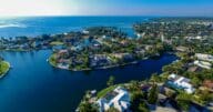 A birds-eye view of houses that an owner might sell to we buy houses in the Florida Keys