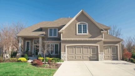 A house in Baytown where homeowners can choose to sell for cash